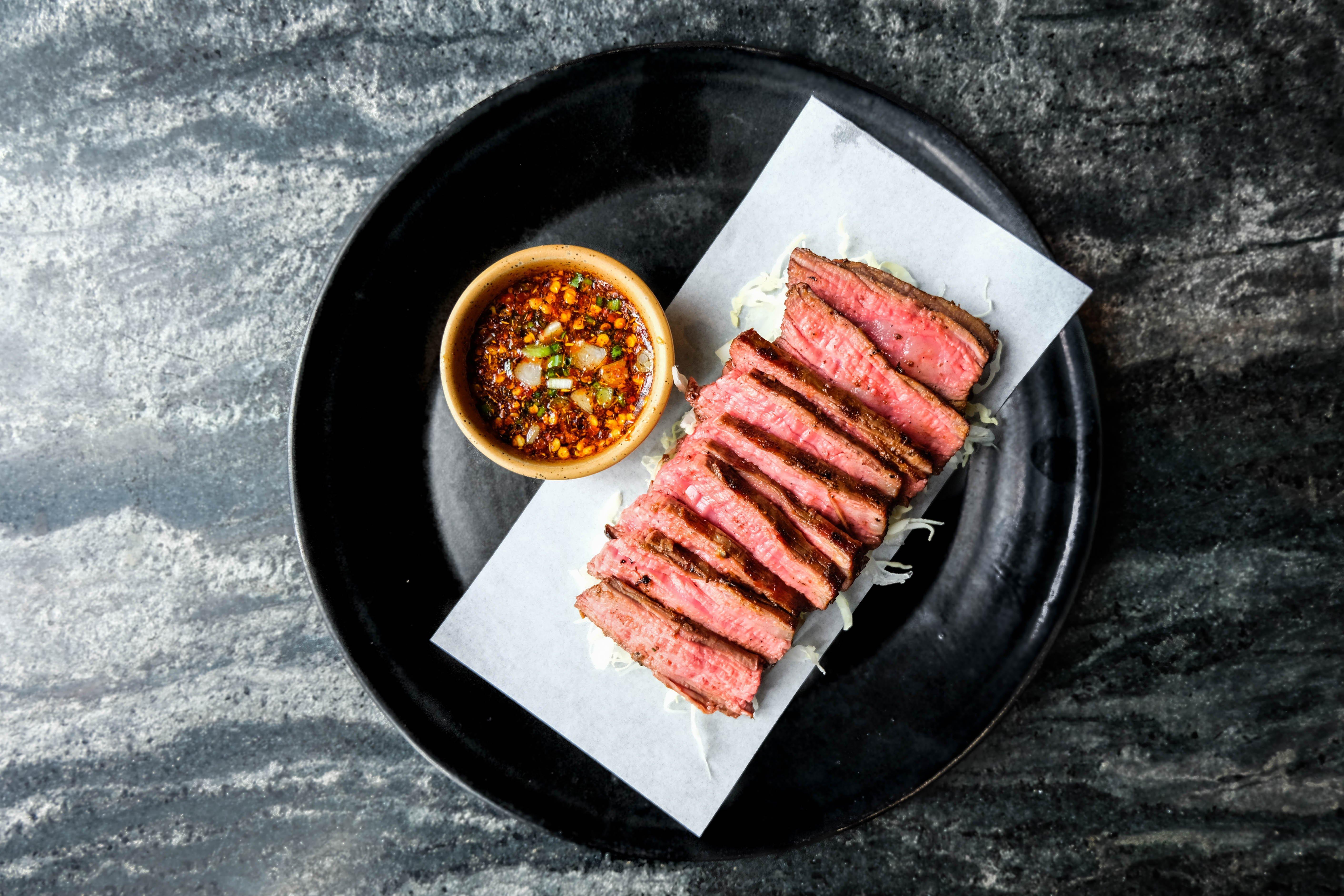 Hotel Indigo Bangkok Wireless Road By Ihg Екстериор снимка A plate of grilled steak