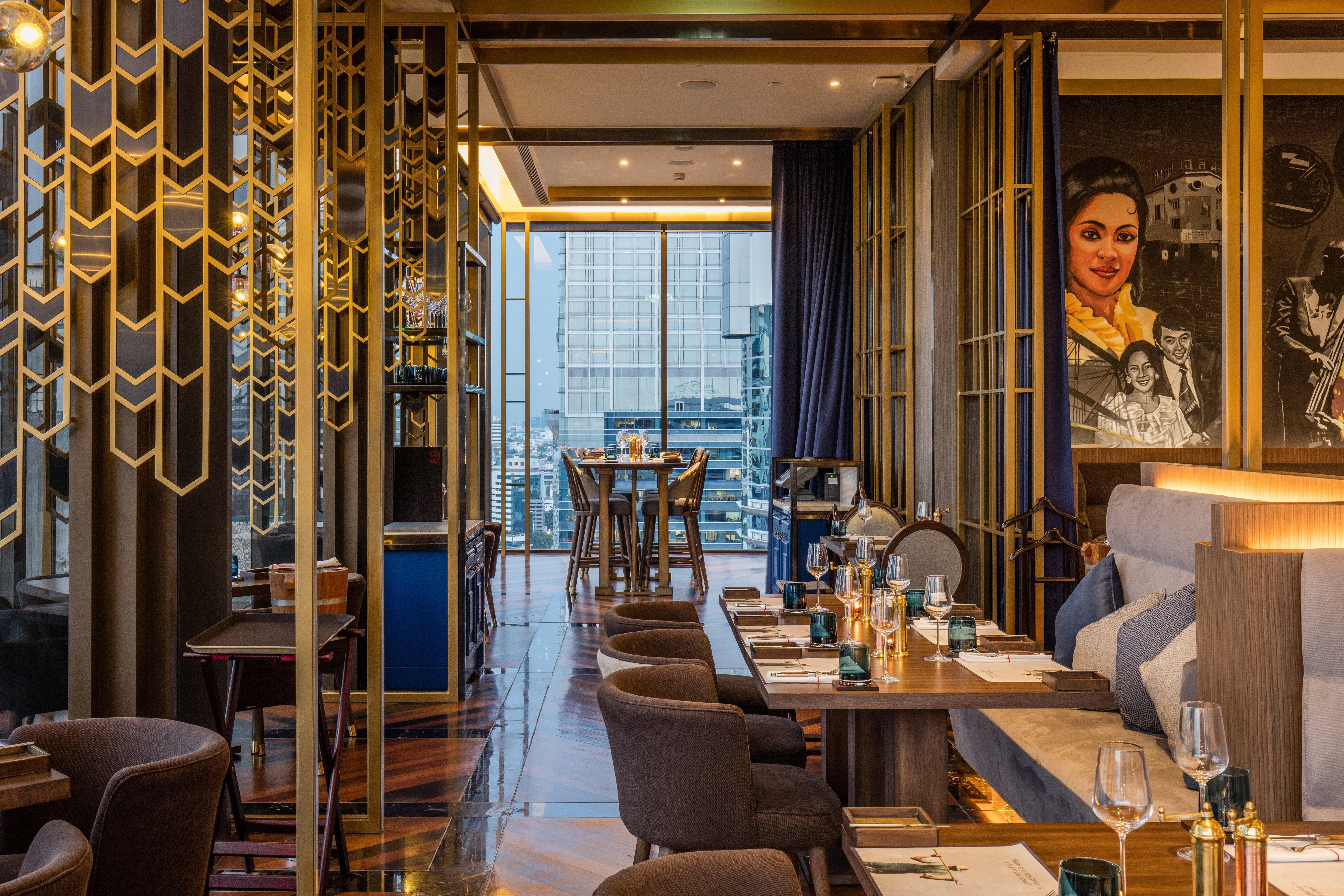 Hotel Indigo Bangkok Wireless Road By Ihg Екстериор снимка The interior of the restaurant